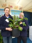 Agralan's Mike Abel and Alan Frost with the Potato Pot